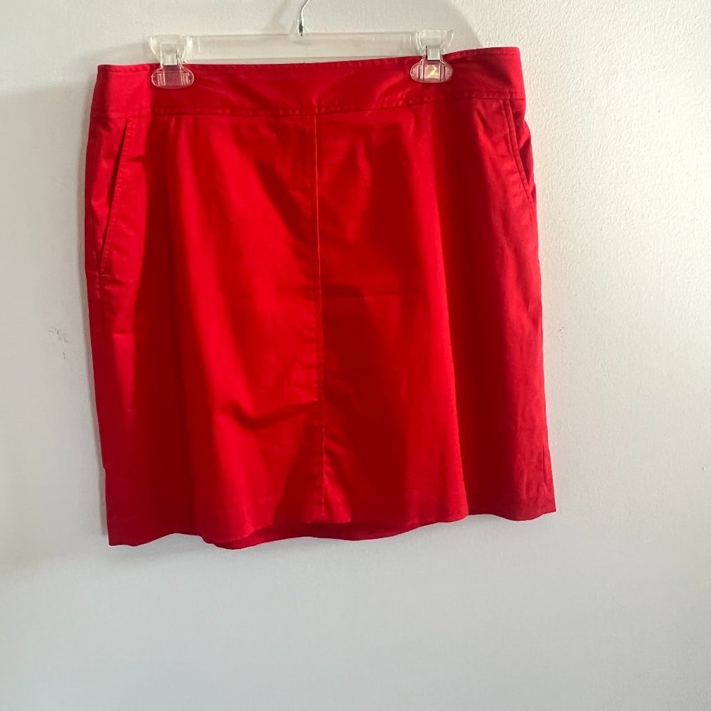 Trina Turk for Banana Republic Deep Orange Skirt in Size 14